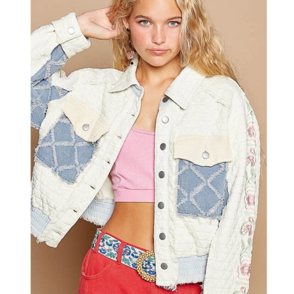 Pol Quilted Embroidered Jacket